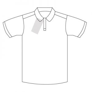 Thornden White Fairtrade Cotton/Poly Polo Shirt with School logo. ( Size 9-10 to XSmall )