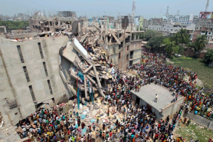 The Rana Plaza disaster in 2013, when the actions of irresponsible and greedy factory managers in Bangladesh led to the collapse of a factory and over 1200 factory workers losing their lives.
